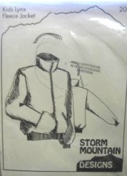201 STORM MOUNTAIN KIDS LYNX FLEECE JACKET PATTERN  4-14